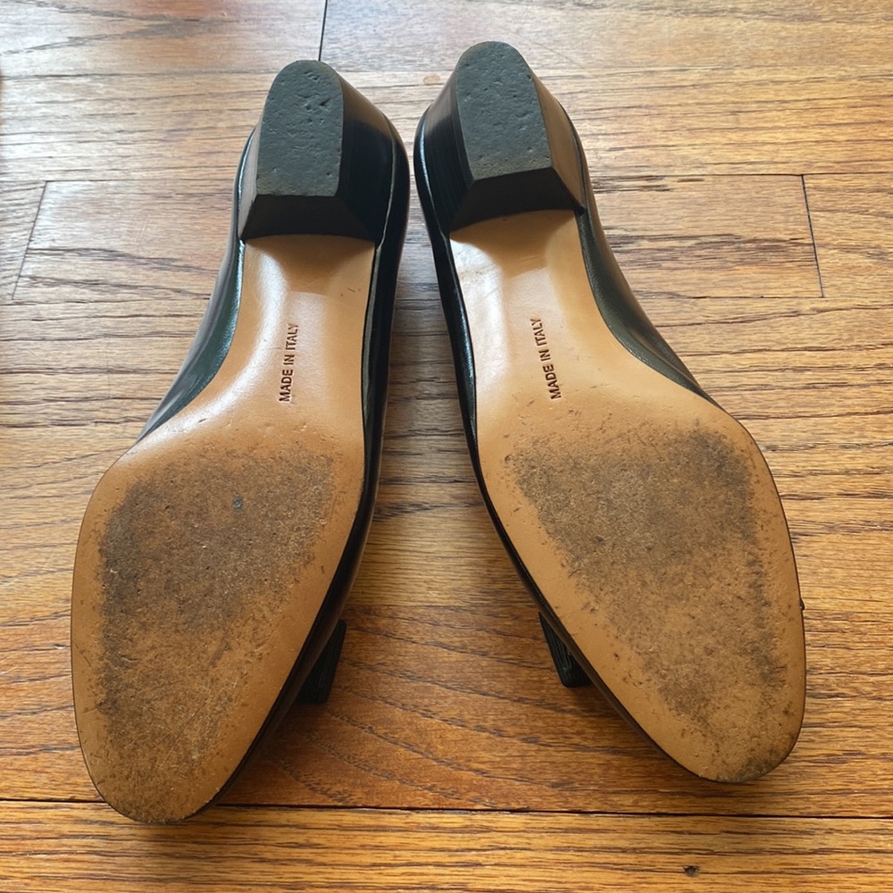 Salvatore Ferragamo Black Leather size 5 - Picture 7 of 11